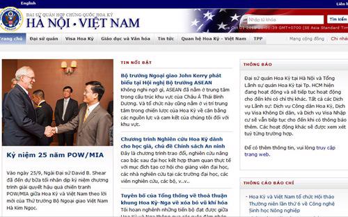 Đại sứ quán Mỹ tại Việt Nam vẫn hoạt động sau khi Chính phủ Mỹ tạm đóng cửa.<br>