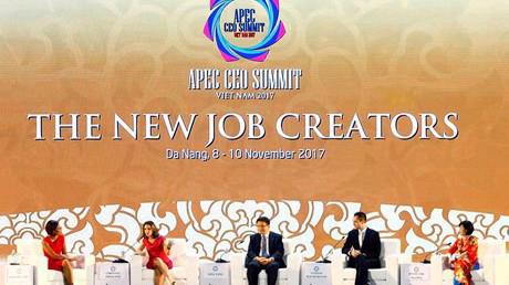 APEC CEO Summit 2017 tại Đà Nẵng. Ảnh TTXVN