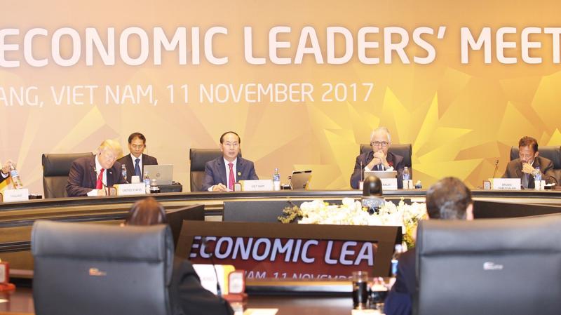Hội nghị các nhà lãnh đạo kinh tế APEC lần thứ 25 năm nay có chủ đề "Tạo động lực mới cùng vun đắp tương lai chung".
