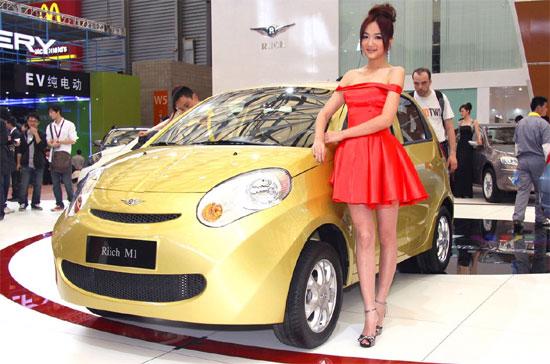 Mẫu xe Riich M1 tại thị trường Trung Quốc.