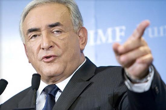 Giám đốc Quỹ Tiền tệ Quốc tế Dominique Strauss-Kahn - Ảnh: AP.