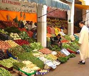 Một khu chợ tại Morocco - Ảnh: BBC.