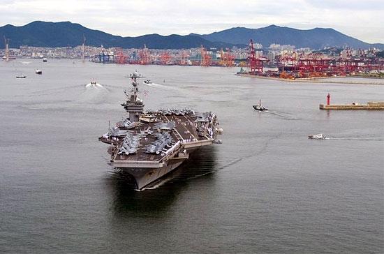 USS George Washington là tàu sân bay thuộc biên chế Hạm đội Thái Bình Dương của Hoa Kỳ, có căn cứ tại Nhật Bản - Ảnh: Reuters.