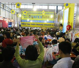 Các doanh nghiệp dệt may của Vinatex có nhiều ưu thế trong chiếm lĩnh thị trường nội địa - Ảnh: Việt Tuấn