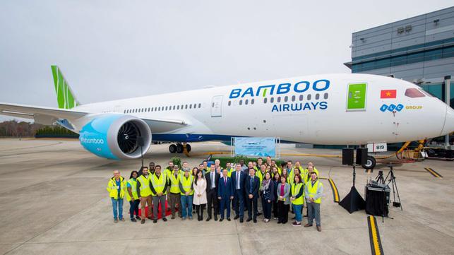 Bamboo Airways nhận bay thân rộng Boeing 787-9 Dreamliner đầu tiên trong tháng 12.