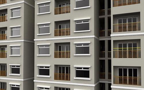 Chủ đầu tư cho biết, toàn bộ ban công căn hộ và thang máy của dự án Hoa Binh Green City đều được mạ vàng 24k.<br>