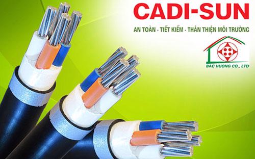 CADI-SUN là thương hiệu dây cáp điện nổi tiếng, có chất lượng hàng đầu tại Việt Nam hiện nay.