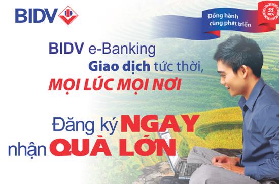 Trong giai đoạn đầu ra mắt dịch vụ, các khách hàng cá nhân và doanh nghiệp đầu tiên đăng ký sử dụng sẽ được hưởng rất nhiều ưu đãi hấp dẫn từ các chương trình khuyến mại của BIDV.