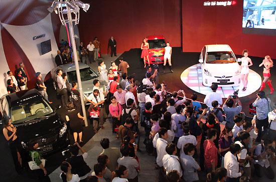 Toyota hứa hẹn sẽ tiếp tục là gian hàng sôi động tại triển lãm với các màn trình diễn ấn tượng bên cạnh một số mẫu xe mới - Ảnh: Đức Thọ.