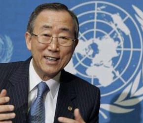 Ông Ban Ki-moon kêu gọi cộng đồng quốc tế hành động tập thể, theo tinh thần: "Một Liên hiệp quốc mạnh hơn cho thế giới tốt đẹp hơn".