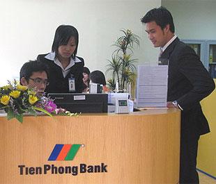 Một điểm giao dịch của TienPhongBank.