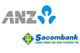 Tháng 3/2005, ANZ đã đầu tư 27 triệu USD để sở hữu 9,87% cổ phần và trở thành cổ đông chiến lược nước ngoài của Sacombank.