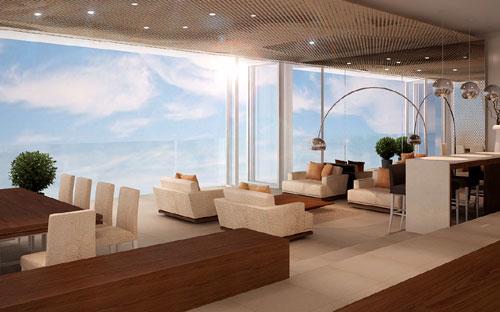 Phối cảnh một căn penthhose tại Fusion Suites Danang Beach.<br>