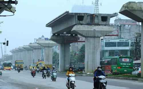 Dự án đường sắt trên cao Cát Linh - Hà Đông.<br>