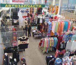 Một khu chợ của người Việt tại Nga - Ảnh: TP.