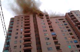 Vụ cháy tại tòa nhà chung cư JSC ngày 10/3 - Ảnh: VnExpress.