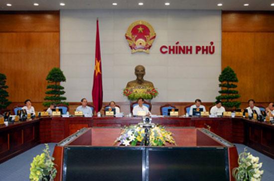 Phiên họp chuyên đề của Chính phủ - Ảnh: Chinhphu.vn