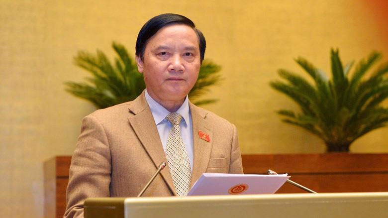 Chủ nhiệm Uỷ ban Pháp luật Nguyễn Khắc Định 