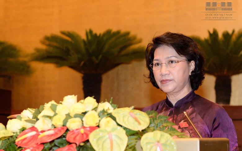 Chủ tịch Quốc hội Nguyễn Thị Kim Ngân đánh giá, Quốc hội đã hoàn thành tốt đẹp chương trình kỳ họp.
