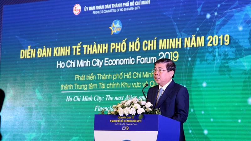 Chủ tịch Ủy ban nhân dân Tp.HCM phát biểu tại Diễn đàn Kinh tế Tp.HCM 2019