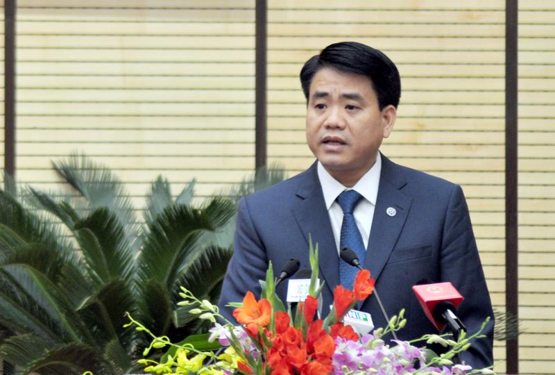 Chủ tịch Hà Nội Nguyễn Đức Chung.<br>