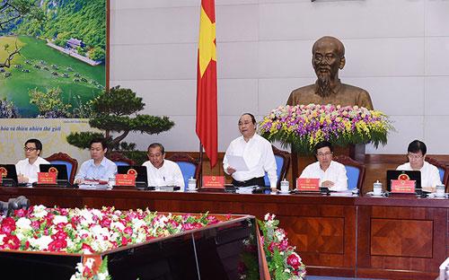 Thủ tướng Nguyễn Xuân Phúc chủ trì phiên họp Chính phủ tháng 6.<br>