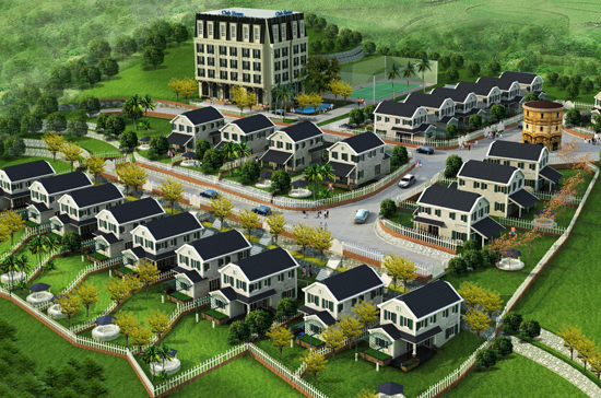 Phối cảnh biệt thự Country House 2.
