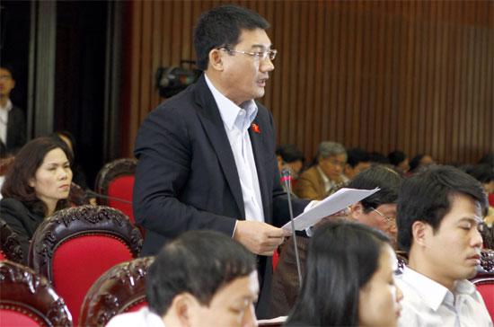 Ông Phạm Huy Hùng đã nêu hai lý do để chứng minh việc giới hạn phạm vi bảo hiểm tiền gửi chỉ có tiền gửi VND chưa phù hợp - Ảnh: CTV