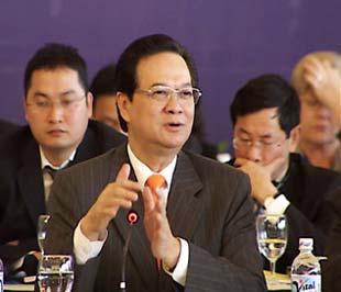 Thủ tướng Nguyễn Tấn Dũng dự Hội nghị CG 2008 - Ảnh: Website Chính phủ.