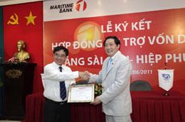 Lễ ký hợp tác giữa Maritime Bank với Cảng Sài Gòn.