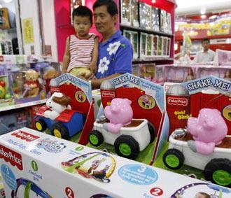 Trung Quốc là nhà cung cấp đồ chơi hàng đầu của thế giới với thị phần 80%.