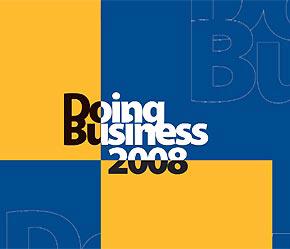 Doing Business 2008 đánh giá mức độ thuận lợi môi trường kinh doanh của từng quốc gia dựa trên rà soát những quy định pháp luật.