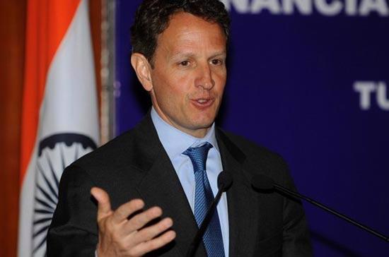 Bộ trưởng Bộ Tài chính Mỹ Timothy Geithner - Ảnh: Getty.