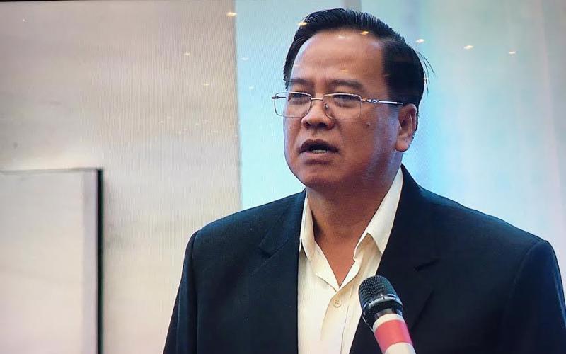 Đại biểu Nguyễn Thanh Xuân (Cần Thơ) phát biểu tại hội nghị.<br>
