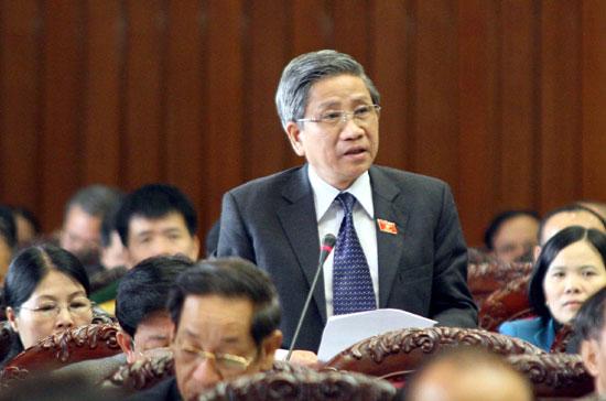 Đại biểu Quốc hội Nguyễn Minh Thuyết được biết đến với nhiều phát biểu thẳng thắn tại các kỳ họp Quốc hội.