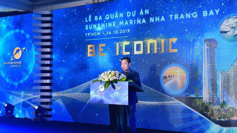 Ông Trần Anh Quân, Phó tổng giám đốc Tập đoàn Sunshine Sài Gòn phát biểu tại buổi ra quân dự án.