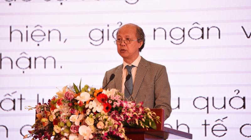 Chủ tịch VnREA Nguyễn Trần Nam phát biểu tại diễn đàn ngày 27/11.