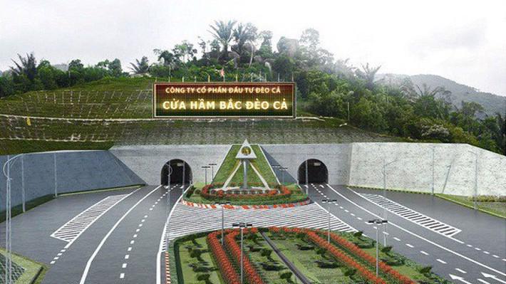Dự án hầm đường bộ Đèo Cả có tổng chiều dài 13.190m, nối Phú Yên và Khánh Hòa.