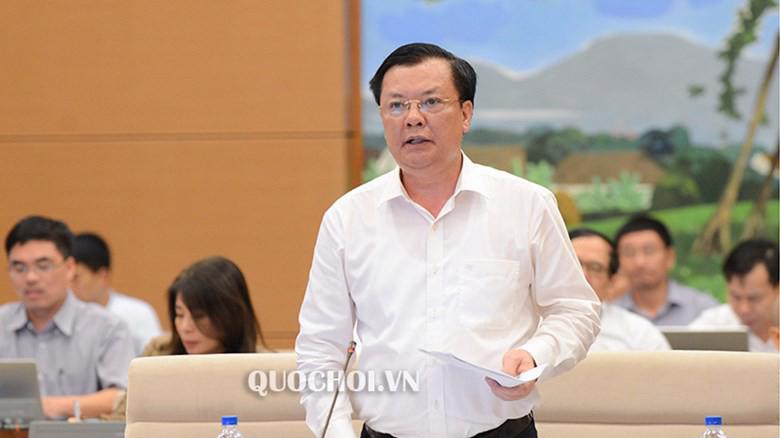 Bộ trưởng Bộ Tài chính Đinh Tiến Dũng báo cáo về tình hình ngân sách 