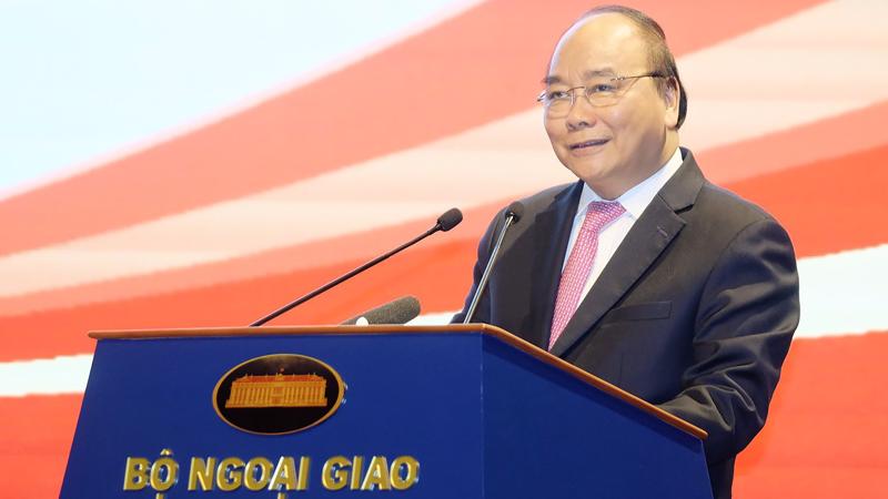 Thủ tướng cho rằng, Bộ Ngoại giao phải là một anten nhạy cảm để thu hút người tài vào Việt Nam.