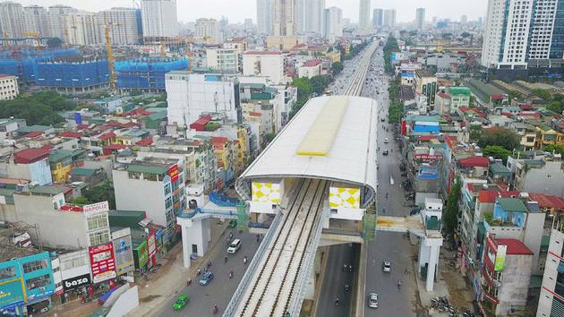 Tuyến đường sắt đô thị Cát Linh - Hà Đông đang sắp sửa được vận hành chạy thử.