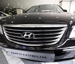 Mẫu xe Grandeur của Hyundai, tại một showroom ở Seoul, Hàn Quốc - Ảnh: AP.