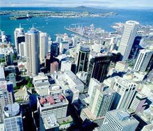 Một góc thành phố Auckland, New Zealand.