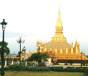 Chùa That Luang, biểu tượng quốc gia của Lào, sắp tới sẽ nằm cạnh một khu đô thị mới do Trung Quốc xây dựng.