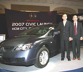 Civic 2007 được kỳ vọng sẽ tiếp tục dẫn đầu phân khúc sedan hạng trung.