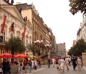 Một góc thủ đô Prague, Cộng hòa Czech.