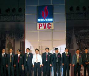 Ban lãnh đạo PVC trong ngày ra mắt.