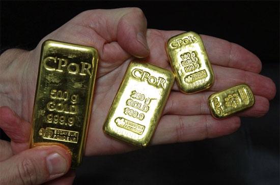 Giá vàng quốc tế tăng nhẹ trong phiên giao dịch đêm qua tại New York và sáng nay tại châu Á - Ảnh: Reuters.