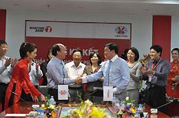 Lễ ký thỏa thuận hợp tác giữa Maritime Bank với TKV.