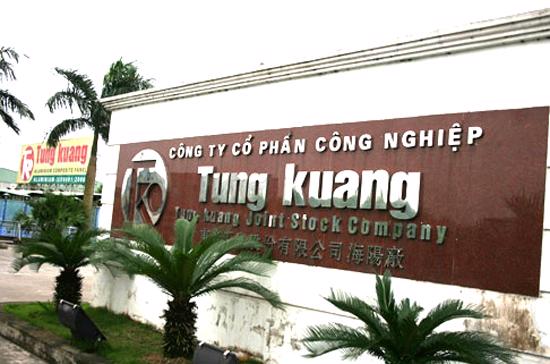 Trụ sở nhà máy sản xuất khung nhôm định hình Tung Kuang tại Hải Dương.